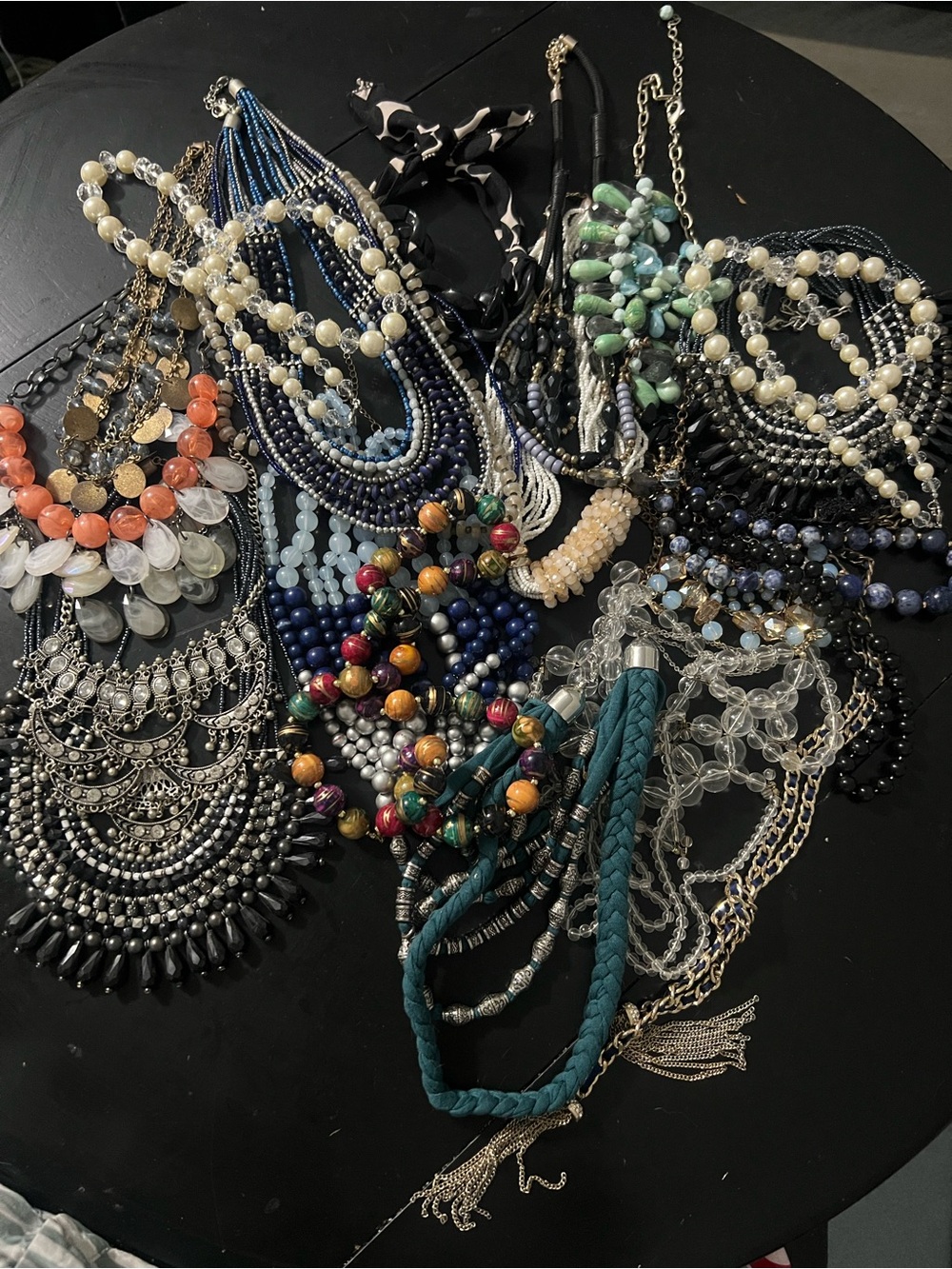 Mystery Surprise Chunky Statement Necklace Lot 3 Piece